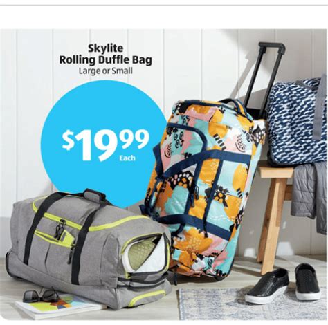 aldi luggage bags|aldi rolling duffle bag.